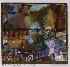 Paul Klee œuvres - Fenêtres et palmiers
