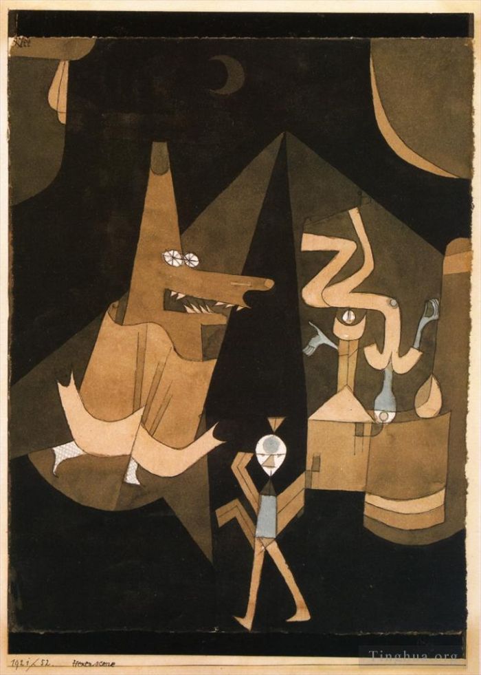 Paul Klee Types de peintures - Scène de sorcière