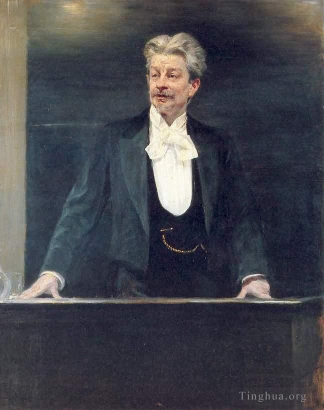 Peder Severin Kroyer Peinture à l'huile - Georg Brandès 1902