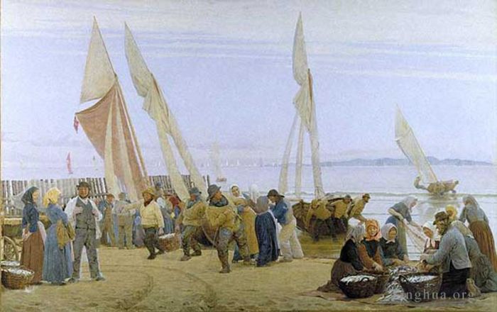 Peder Severin Kroyer Peinture à l'huile - Manana et Hornbæk 1875