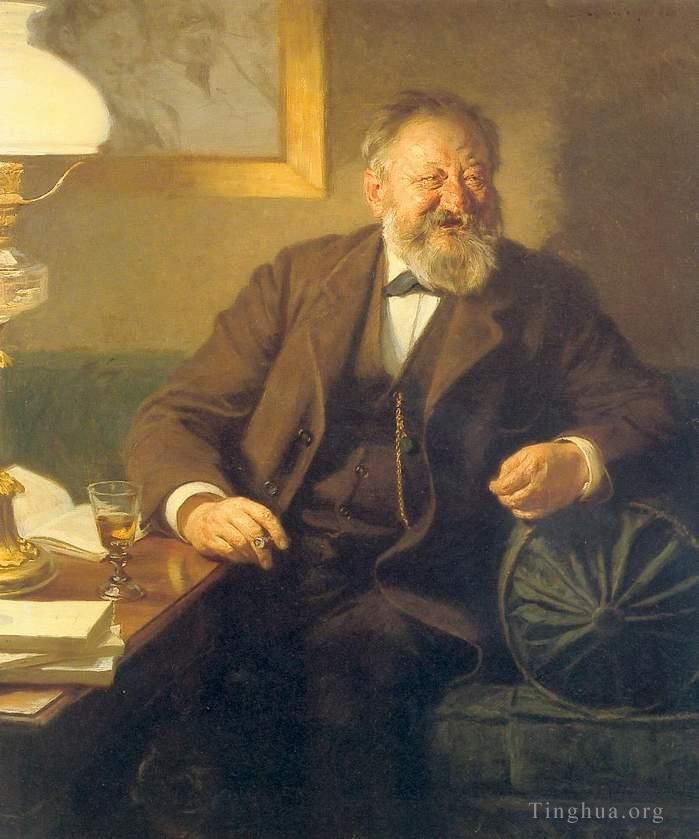 Peder Severin Kroyer Peinture à l'huile - Sophus Schandorf 1895
