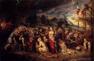 Pierre Paul Rubens œuvres - Énée et sa famille partant de Troie