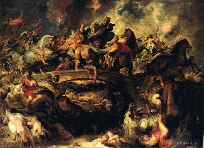 Pierre Paul Rubens Peinture à l'huile - Bataille des Amazones