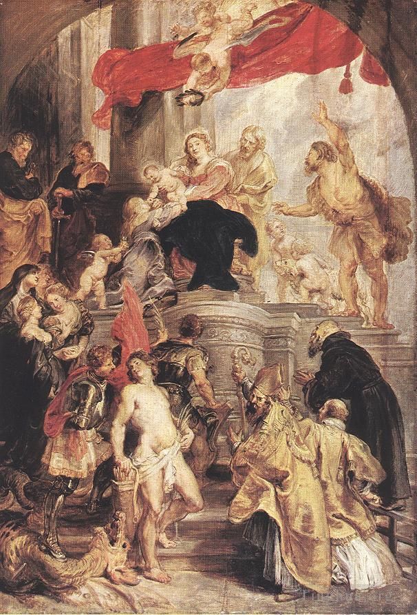 Pierre Paul Rubens Peinture à l'huile - Croquis du Béthrotal de Sainte Catherine
