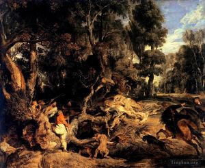 Pierre Paul Rubens œuvres - Chasse au Sanglier
