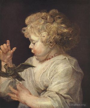 Pierre Paul Rubens œuvres - Garçon avec oiseau