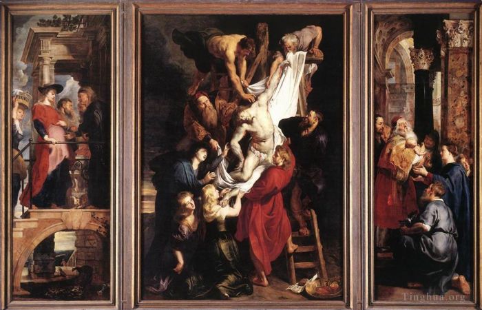 Pierre Paul Rubens Peinture à l'huile - Descente de croix