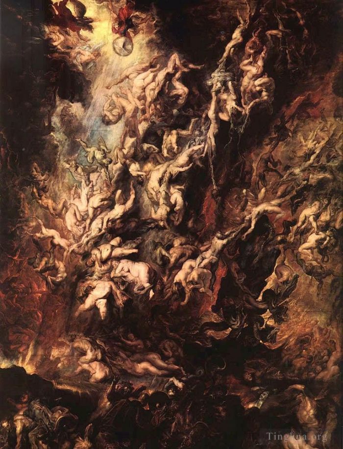 Pierre Paul Rubens Peinture à l'huile - Chute des anges rebelles