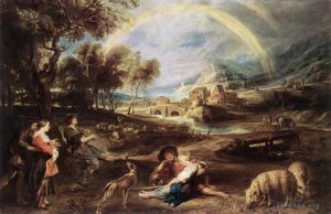 Pierre Paul Rubens œuvres - Paysage avec un arc-en-ciel 1632