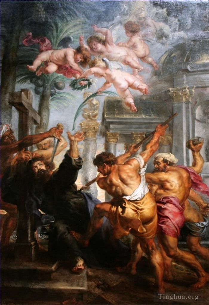 Pierre Paul Rubens Peinture à l'huile - Martyre de saint Thomas