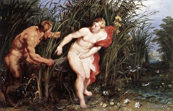 Pierre Paul Rubens Peinture à l'huile - Pan et Syrinx