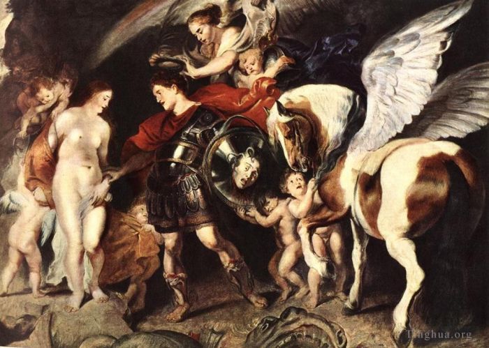 Pierre Paul Rubens Peinture à l'huile - Persée et Andromède