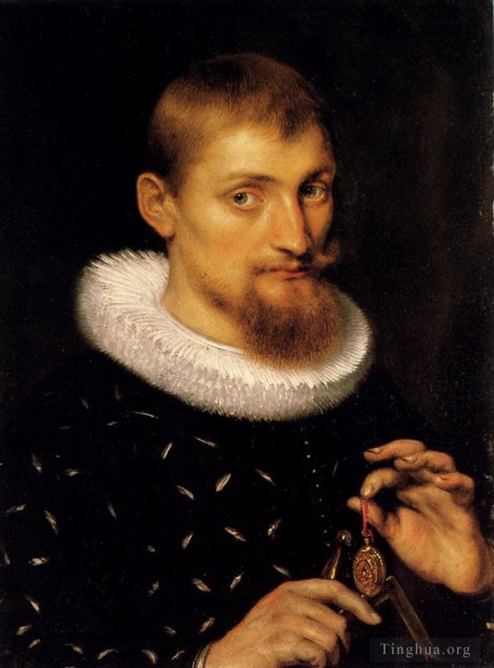 Pierre Paul Rubens Peinture à l'huile - Portrait d'un homme