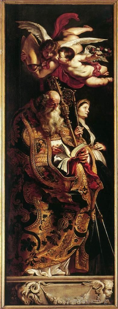 Pierre Paul Rubens Peinture à l'huile - L'élévation de la Croix des Saints Amand et Walpurgis
