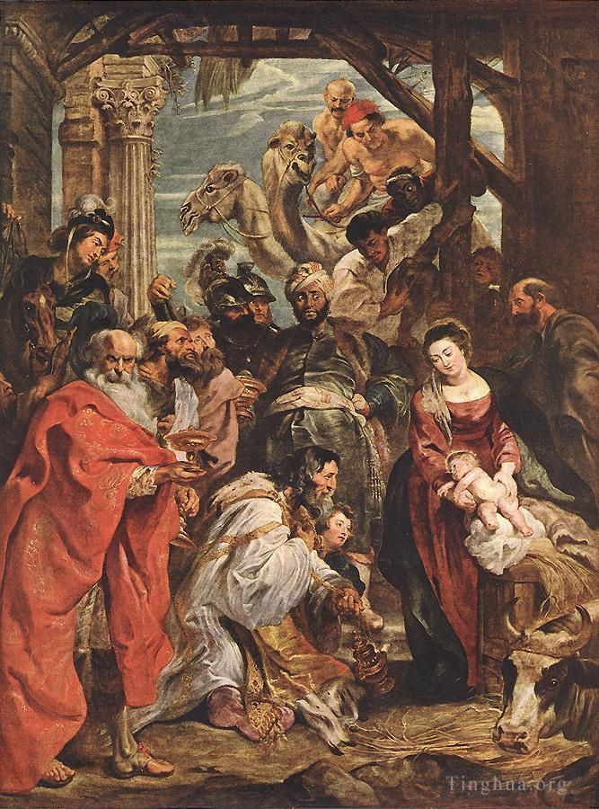 Pierre Paul Rubens Peinture à l'huile - L'Adoration des Mages