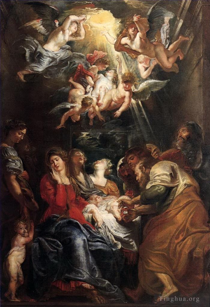 Pierre Paul Rubens Peinture à l'huile - La circoncision du Christ