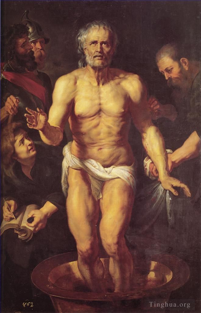 Pierre Paul Rubens Peinture à l'huile - La mort de Sénèque