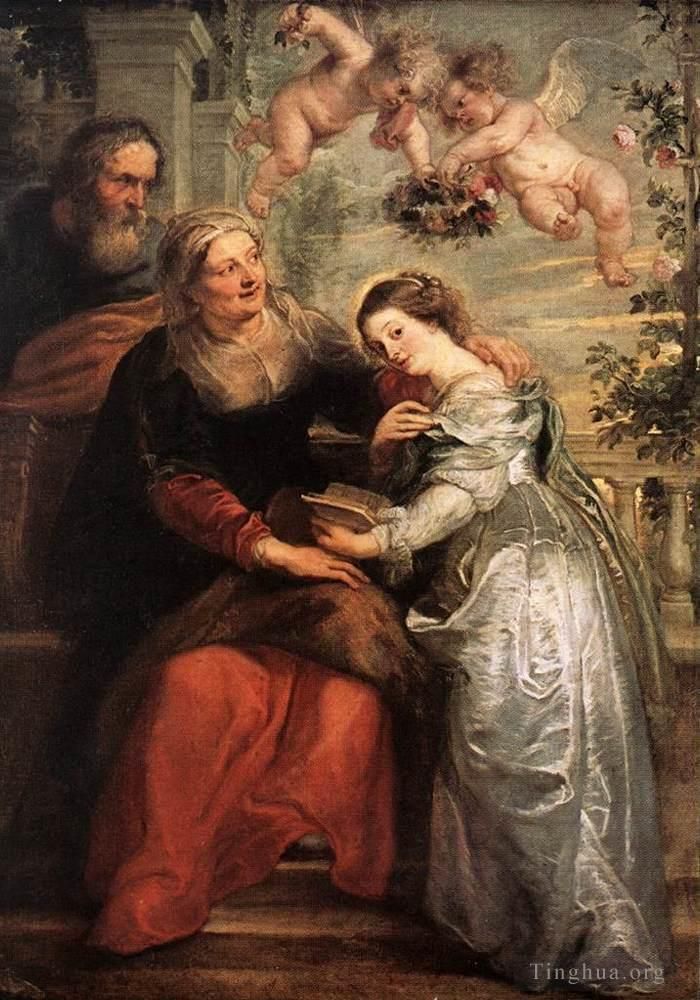 Pierre Paul Rubens Peinture à l'huile - L'éducation de la Vierge