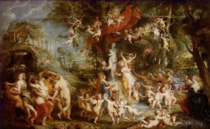 Pierre Paul Rubens Peinture à l'huile - La fête de Vénus