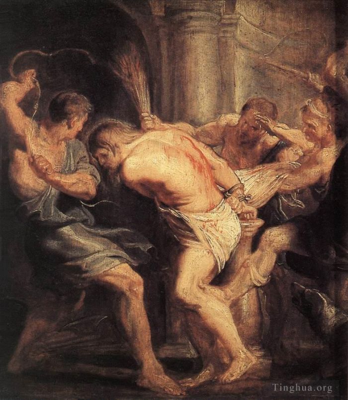 Pierre Paul Rubens Peinture à l'huile - La Flagellation du Christ
