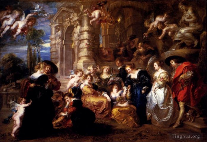 Pierre Paul Rubens Peinture à l'huile - Le jardin de l'amour