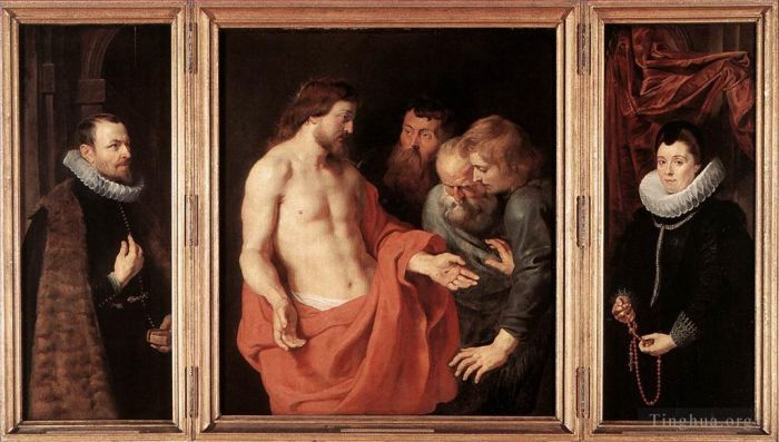 Pierre Paul Rubens Peinture à l'huile - L'incrédulité de saint Thomas