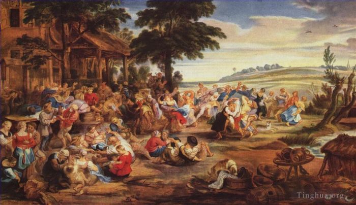 Pierre Paul Rubens Peinture à l'huile - La Kermesse