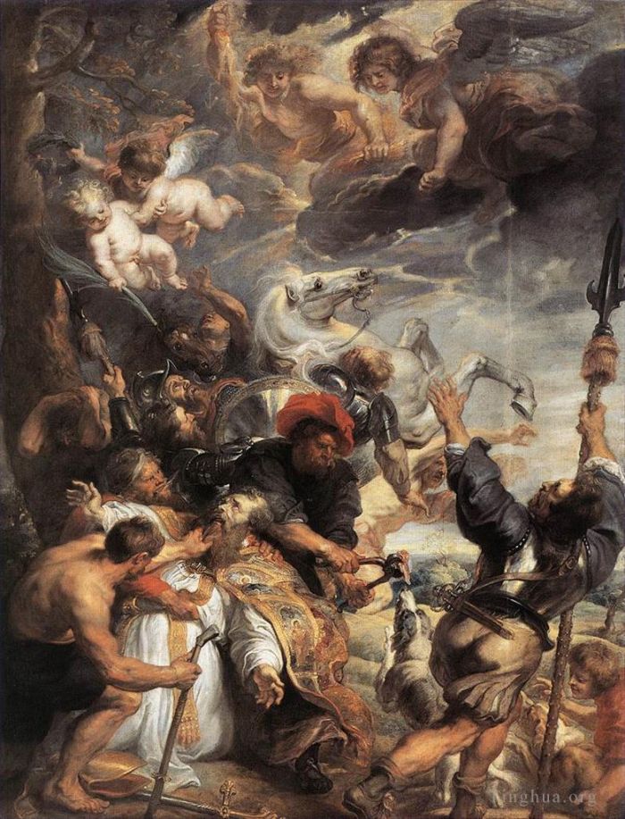 Pierre Paul Rubens Peinture à l'huile - Le martyre de saint Livin