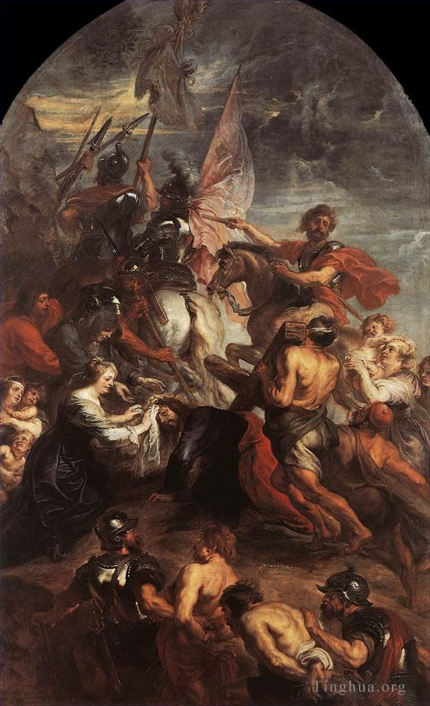 Pierre Paul Rubens Peinture à l'huile - Le chemin du Calvaire