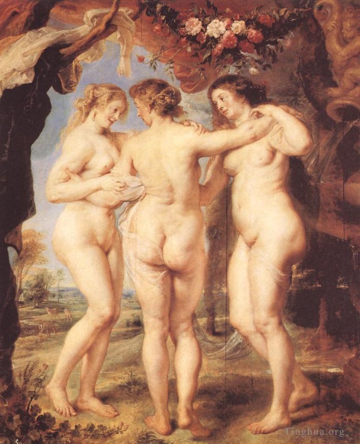 Pierre Paul Rubens Peinture à l'huile - Les Trois Grâces