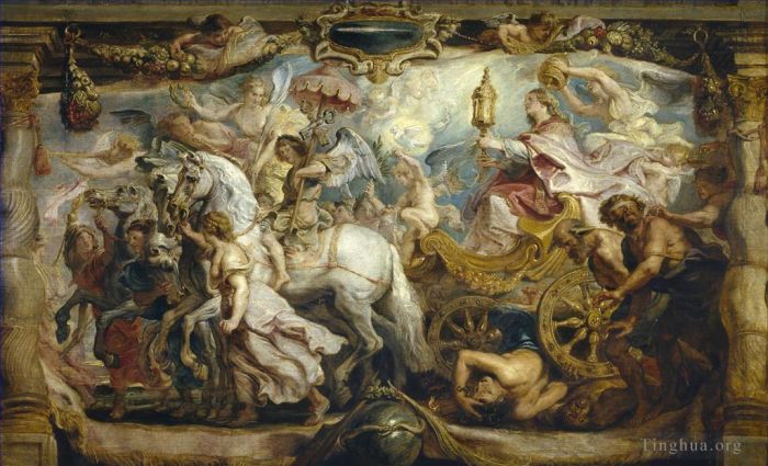 Pierre Paul Rubens Peinture à l'huile - Le triomphe de l'Église