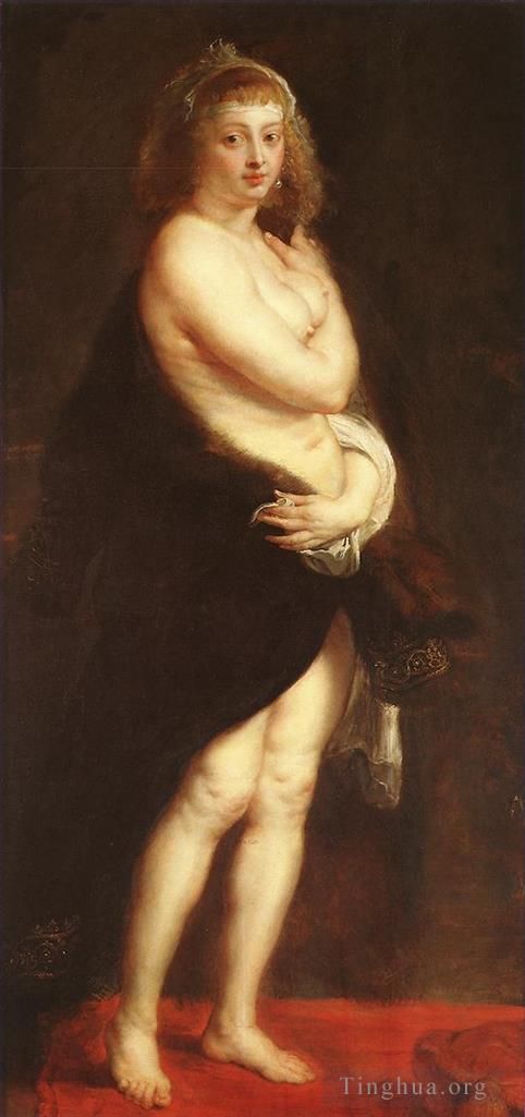 Pierre Paul Rubens Peinture à l'huile - Vénus en manteau de fourrure