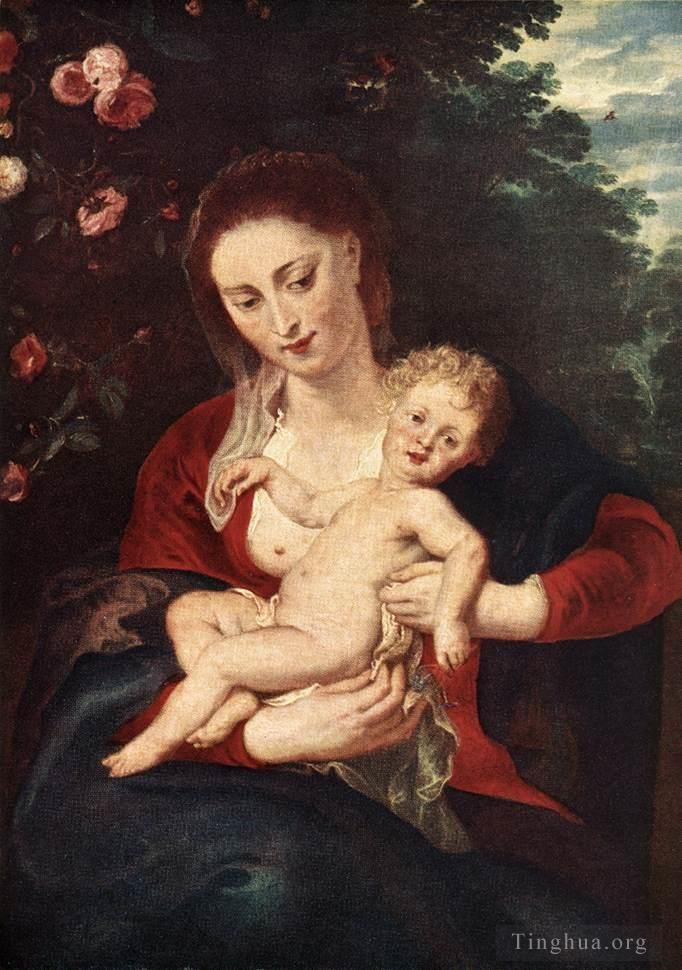 Pierre Paul Rubens Peinture à l'huile - Vierge à l'Enfant 1620