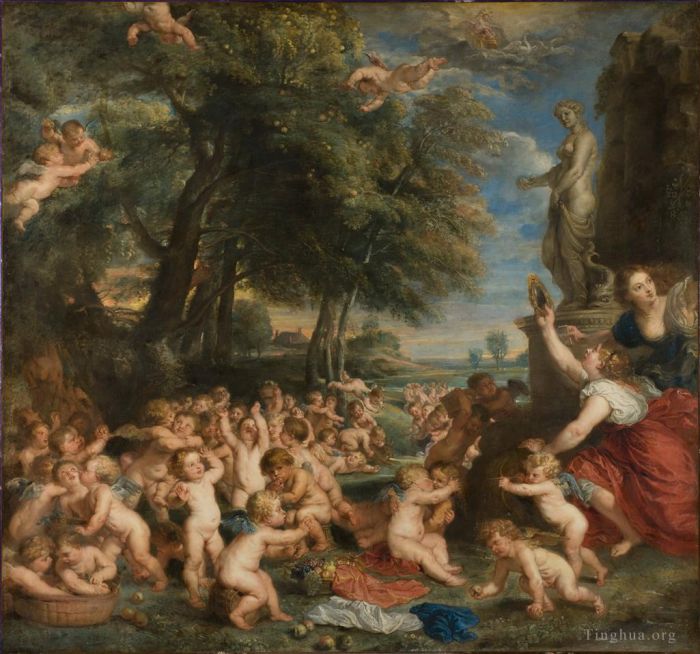 Pierre Paul Rubens Peinture à l'huile - Culte de Vénus