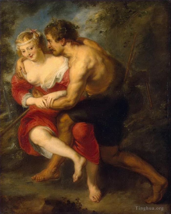 Pierre Paul Rubens Peinture à l'huile - Scène pastorale 1638