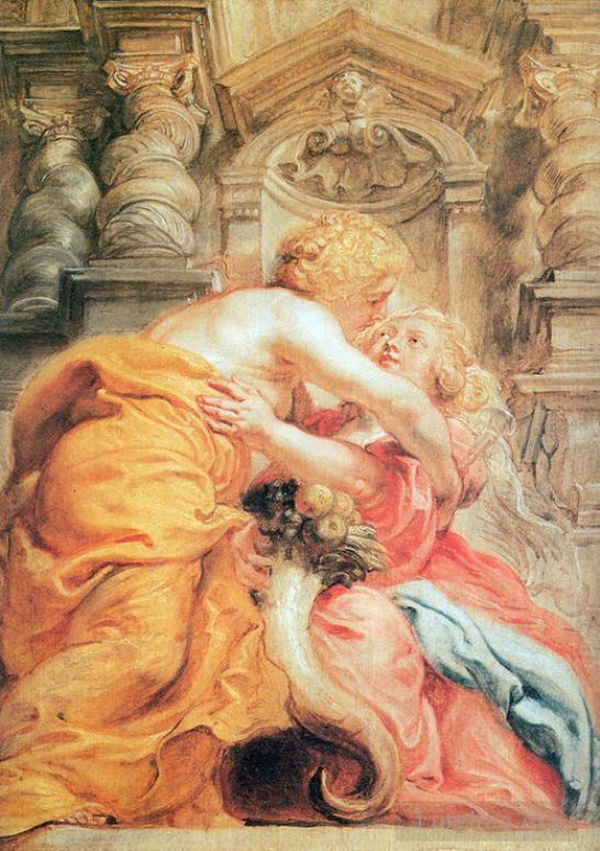 Pierre Paul Rubens Peinture à l'huile - Paix et abondance