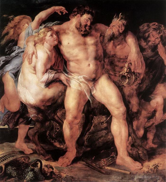 Pierre Paul Rubens Peinture à l'huile - L'Hercule ivre