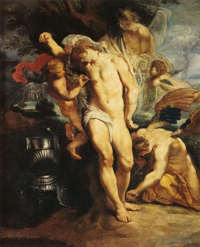 Pierre Paul Rubens Peinture à l'huile - Le martyre de saint Sébastien