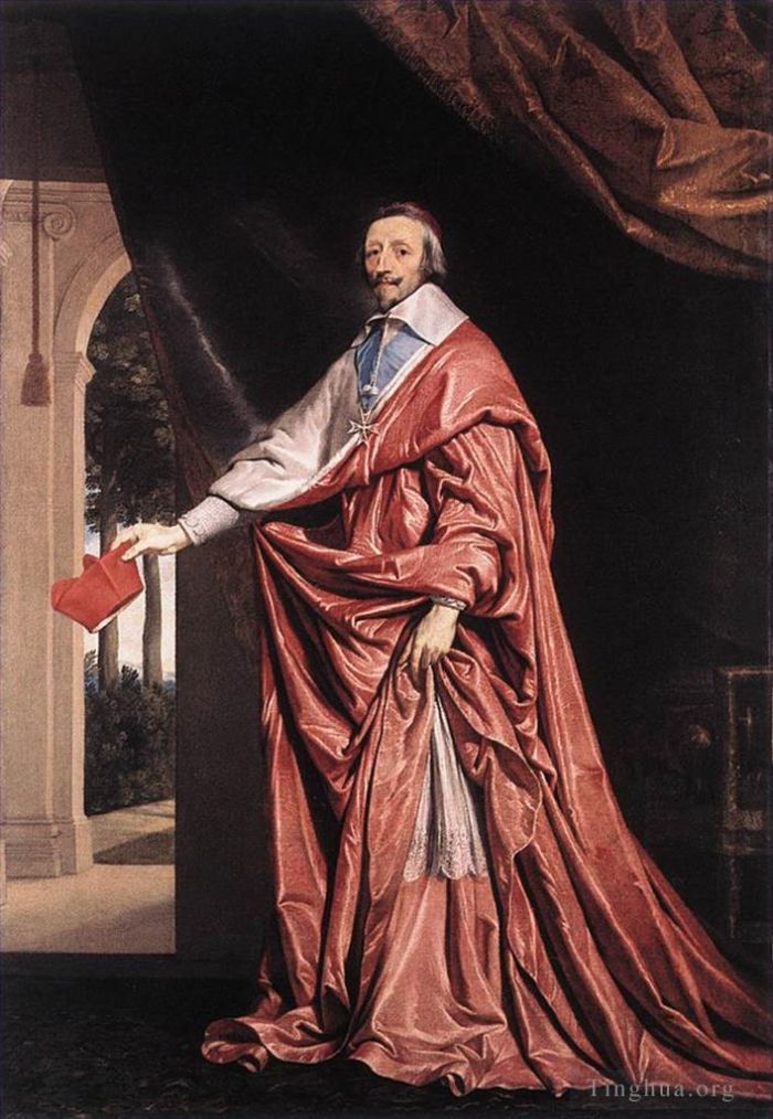 Philippe de Champaigne Peinture à l'huile - Cardinal de Richelieu