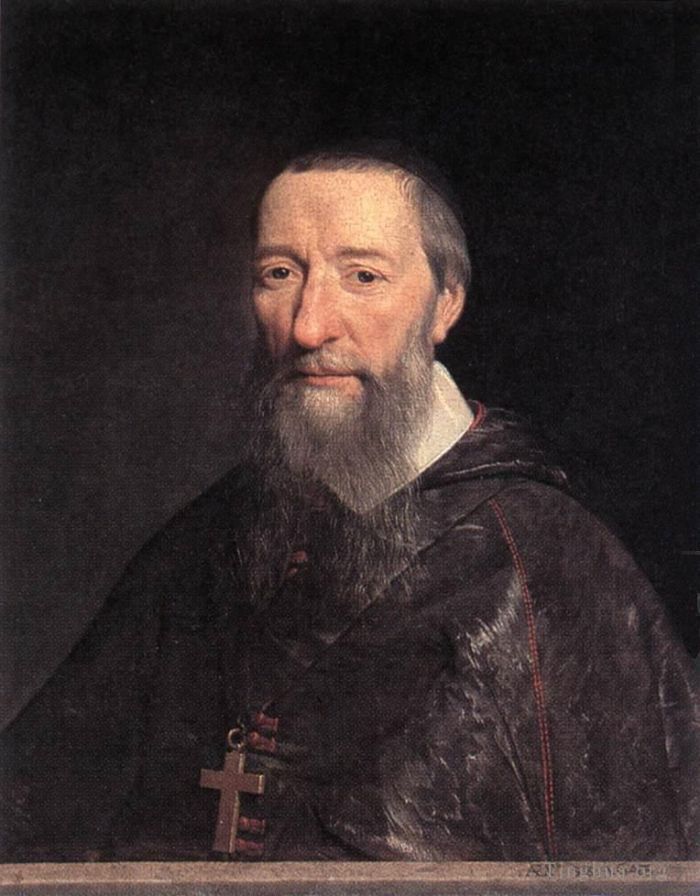 Philippe de Champaigne Peinture à l'huile - Portrait de Mgr Jean Pierre Camus