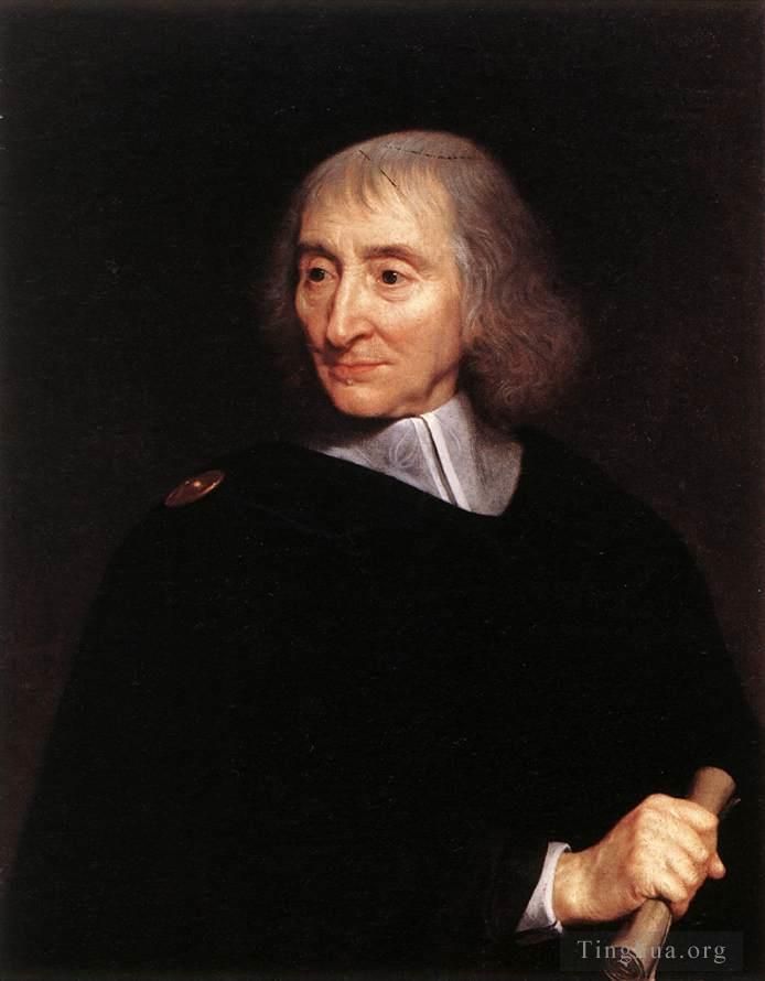 Philippe de Champaigne Peinture à l'huile - Portrait de Robert Arnauld d'Andilly