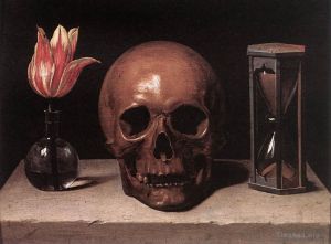 Philippe de Champaigne œuvres - Nature morte au crâne