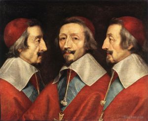 Philippe de Champaigne œuvres - Triple Portrait de Richelieu