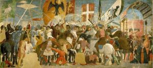 Piero della Francesca œuvres - Bataille entre Héraclius et Chosroès