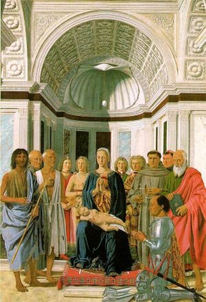Piero della Francesca œuvres - Vierge à l'Enfant avec les saints