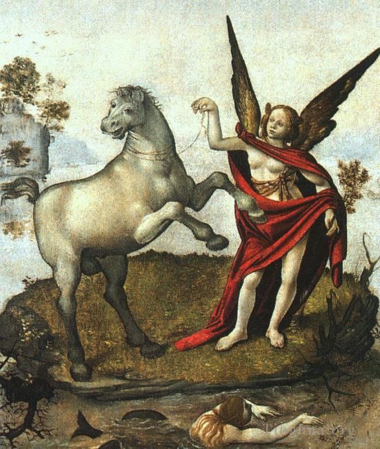 Piero di Cosimo Peinture à l'huile - Allégorie 1500