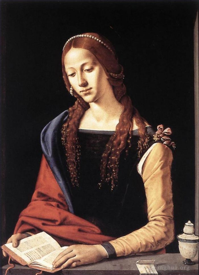 Piero di Cosimo Peinture à l'huile - Sainte Marie-Madeleine, années 1490