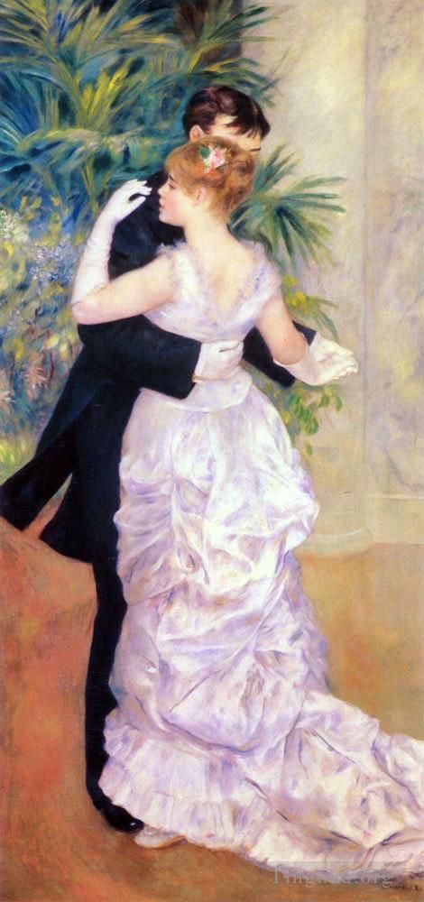 Pierre-Auguste Renoir Peinture à l'huile - Danse à la ville