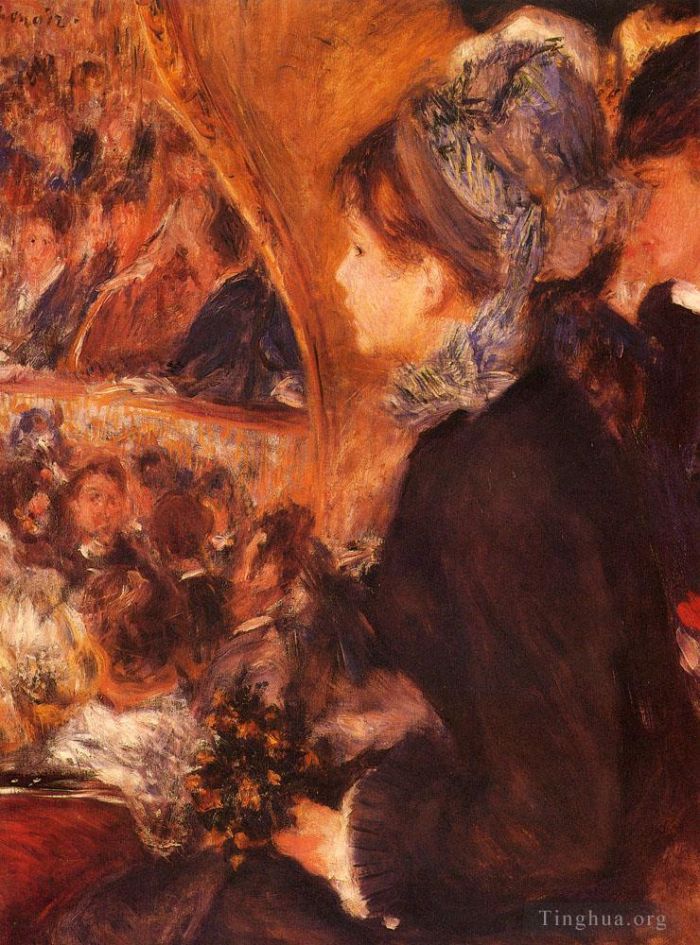 Pierre-Auguste Renoir Peinture à l'huile - Au Theatre