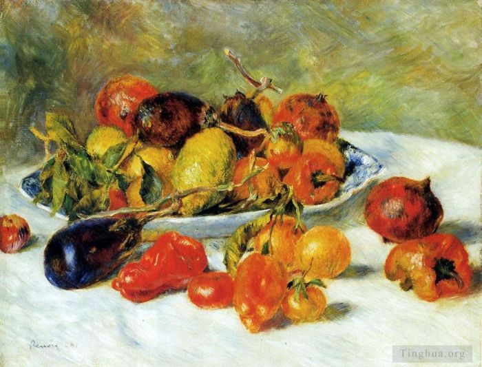 Pierre-Auguste Renoir Peinture à l'huile - Nature morte aux fruits du Midi